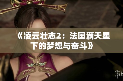 《凌云壮志2：法国满天星下的梦想与奋斗》