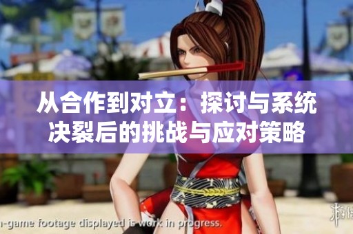 从合作到对立：探讨与系统决裂后的挑战与应对策略