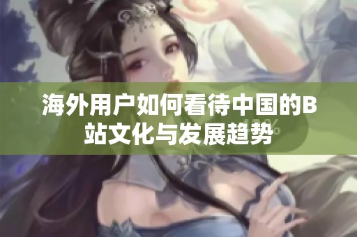 海外用户如何看待中国的B站文化与发展趋势