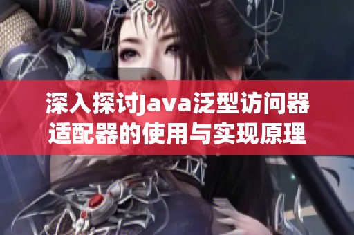 深入探讨Java泛型访问器适配器的使用与实现原理