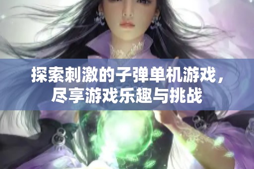 探索刺激的子弹单机游戏，尽享游戏乐趣与挑战