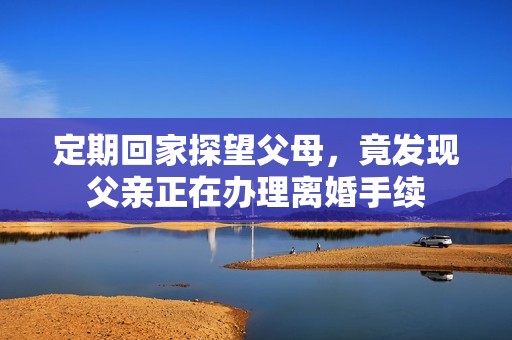 定期回家探望父母，竟发现父亲正在办理离婚手续