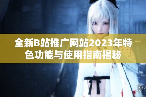 全新B站推广网站2023年特色功能与使用指南揭秘