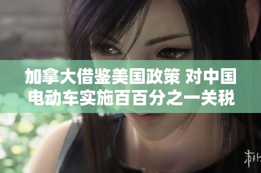 加拿大借鉴美国政策 对中国电动车实施百百分之一关税政策