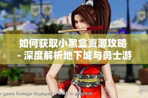 如何获取小黑盒资源攻略 - 深度解析地下城与勇士游戏福利