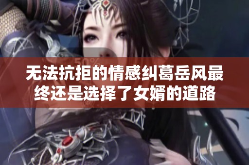 无法抗拒的情感纠葛岳风最终还是选择了女婿的道路