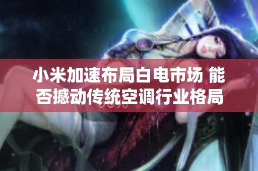 小米加速布局白电市场 能否撼动传统空调行业格局