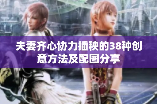 夫妻齐心协力插秧的38种创意方法及配图分享