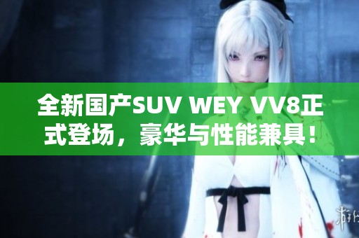 全新国产SUV WEY VV8正式登场，豪华与性能兼具！