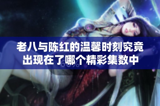 老八与陈红的温馨时刻究竟出现在了哪个精彩集数中