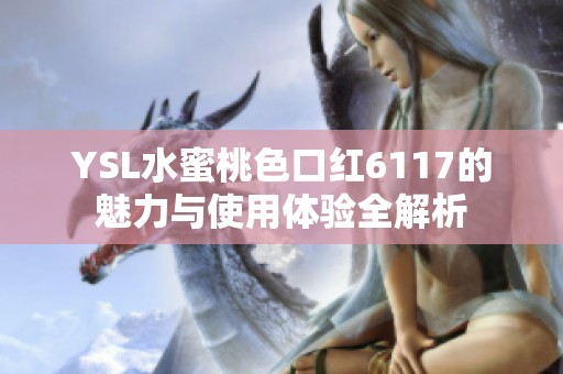 YSL水蜜桃色口红6117的魅力与使用体验全解析