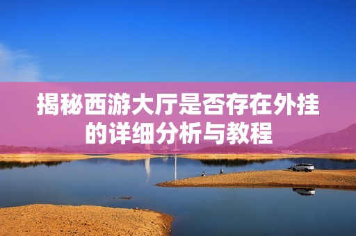 揭秘西游大厅是否存在外挂的详细分析与教程
