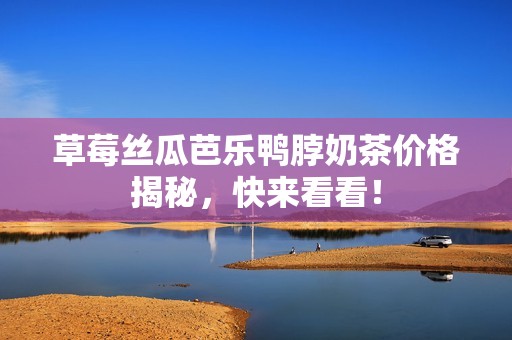 草莓丝瓜芭乐鸭脖奶茶价格揭秘，快来看看！