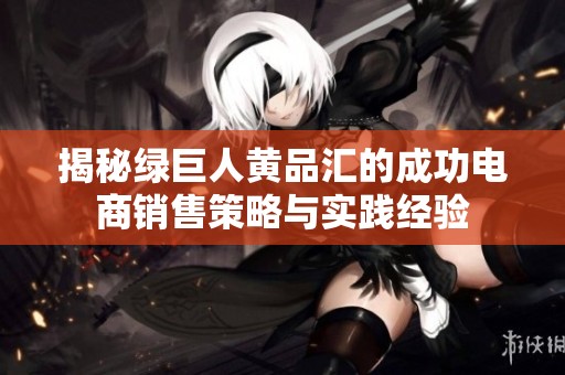 揭秘绿巨人黄品汇的成功电商销售策略与实践经验