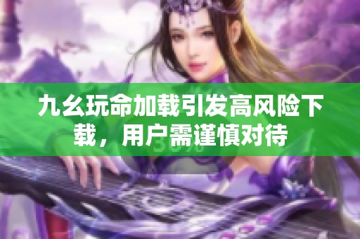 九幺玩命加载引发高风险下载，用户需谨慎对待