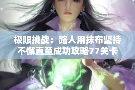 极限挑战：路人用抹布坚持不懈直至成功攻略77关卡