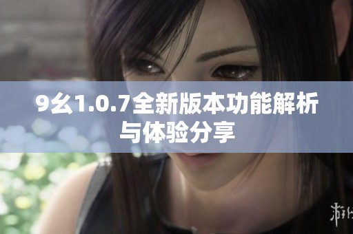 9幺1.0.7全新版本功能解析与体验分享