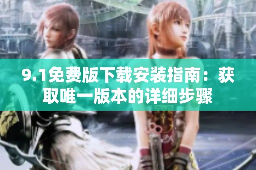 9.1免费版下载安装指南：获取唯一版本的详细步骤