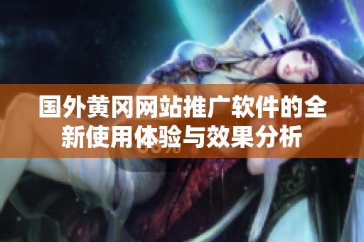 国外黄冈网站推广软件的全新使用体验与效果分析