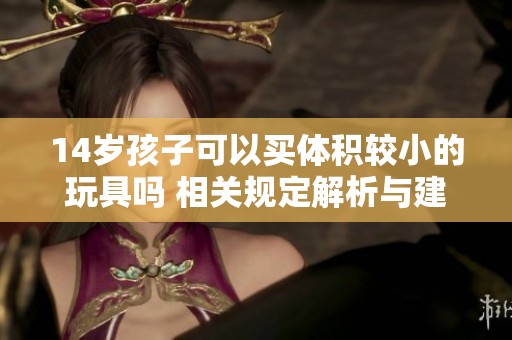 14岁孩子可以买体积较小的玩具吗 相关规定解析与建议