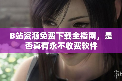 B站资源免费下载全指南，是否真有永不收费软件