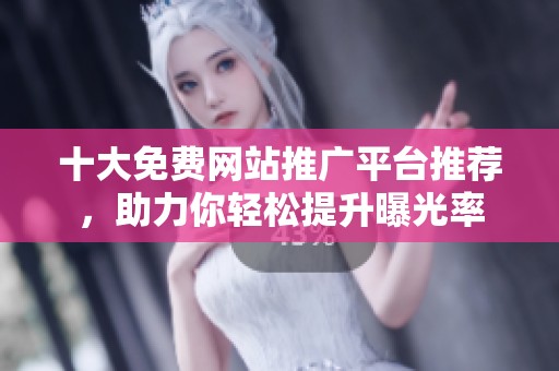 十大免费网站推广平台推荐，助力你轻松提升曝光率