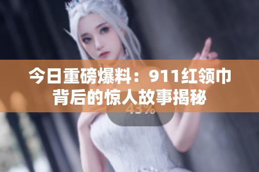 今日重磅爆料：911红领巾背后的惊人故事揭秘
