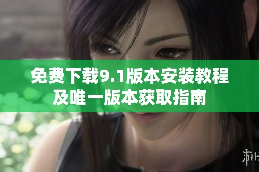 免费下载9.1版本安装教程及唯一版本获取指南
