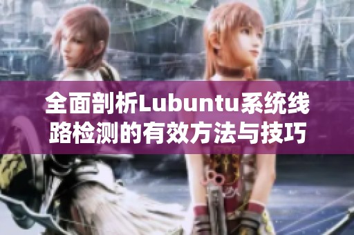 全面剖析Lubuntu系统线路检测的有效方法与技巧