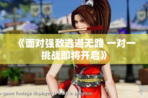 《面对强敌逃避无路 一对一挑战即将开启》