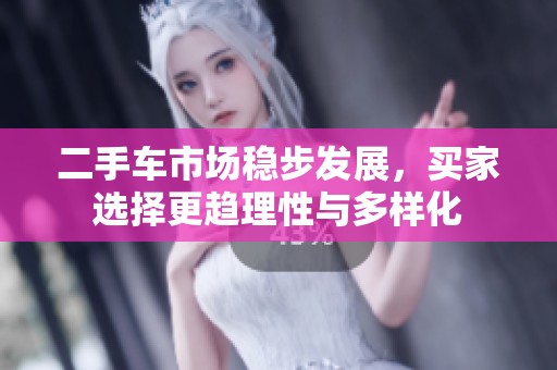 二手车市场稳步发展，买家选择更趋理性与多样化