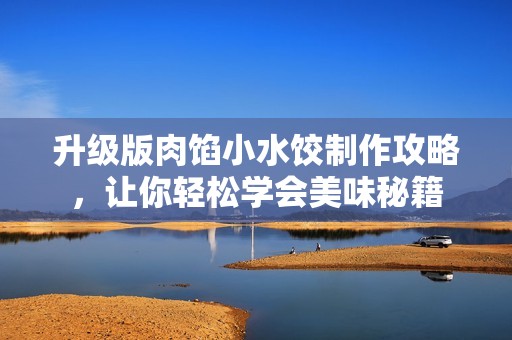 升级版肉馅小水饺制作攻略，让你轻松学会美味秘籍