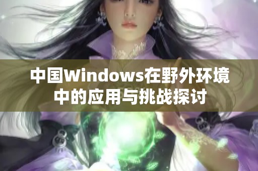 中国Windows在野外环境中的应用与挑战探讨