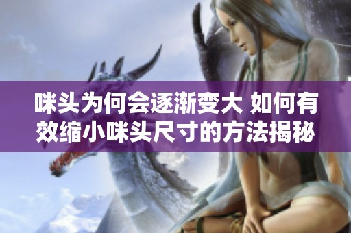 咪头为何会逐渐变大 如何有效缩小咪头尺寸的方法揭秘