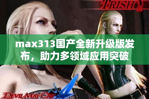 max313国产全新升级版发布，助力多领域应用突破