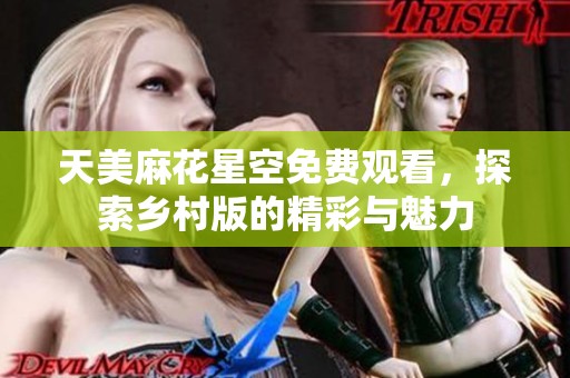 天美麻花星空免费观看，探索乡村版的精彩与魅力