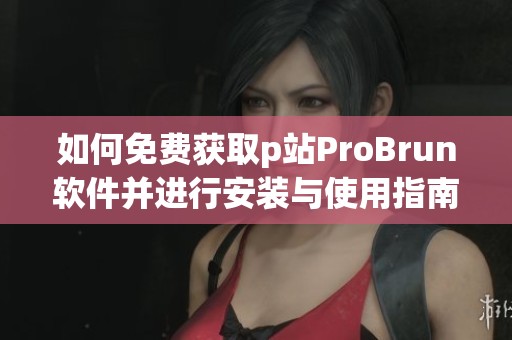 如何免费获取p站ProBrun软件并进行安装与使用指南