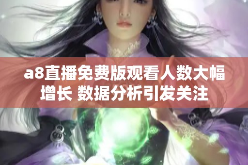 a8直播免费版观看人数大幅增长 数据分析引发关注