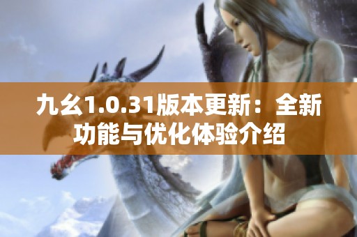 九幺1.0.31版本更新：全新功能与优化体验介绍