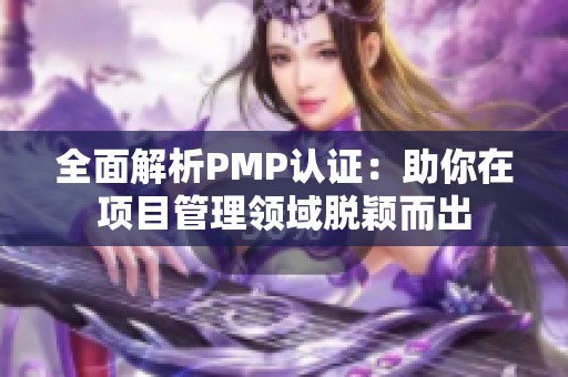 全面解析PMP认证：助你在项目管理领域脱颖而出