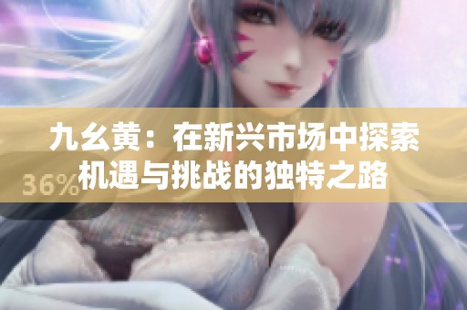 九幺黄：在新兴市场中探索机遇与挑战的独特之路