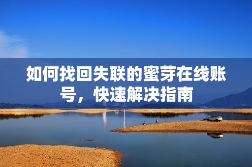 如何找回失联的蜜芽在线账号，快速解决指南