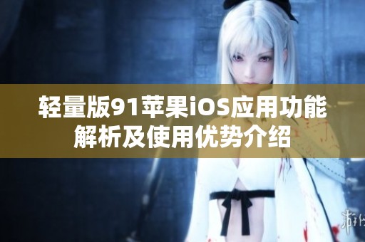 轻量版91苹果iOS应用功能解析及使用优势介绍