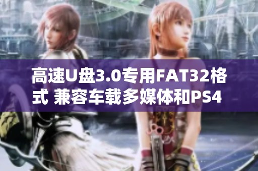 高速U盘3.0专用FAT32格式 兼容车载多媒体和PS4 PS5打卡机