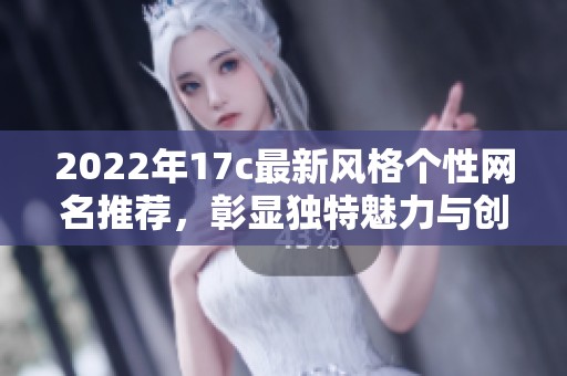 2022年17c最新风格个性网名推荐，彰显独特魅力与创意