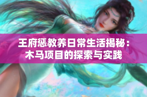 王府惩教养日常生活揭秘：木马项目的探索与实践