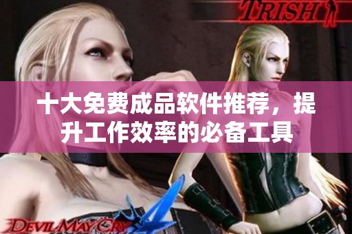 十大免费成品软件推荐，提升工作效率的必备工具