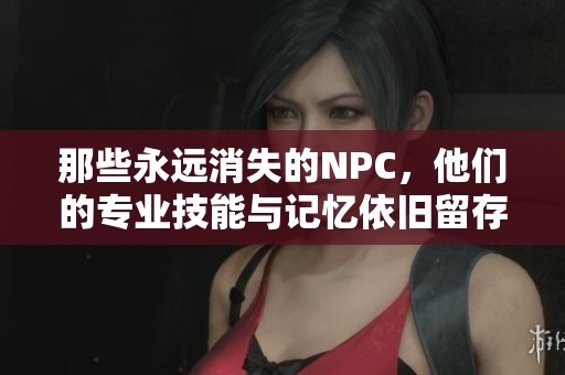 那些永远消失的NPC，他们的专业技能与记忆依旧留存