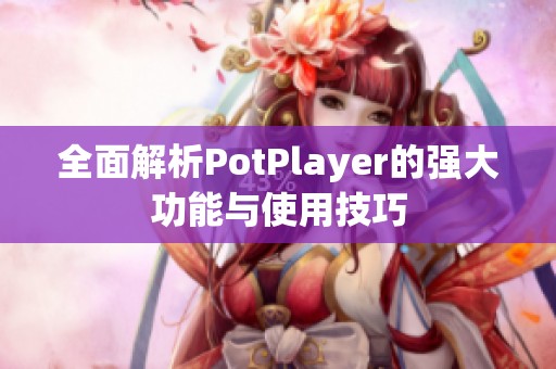 全面解析PotPlayer的强大功能与使用技巧