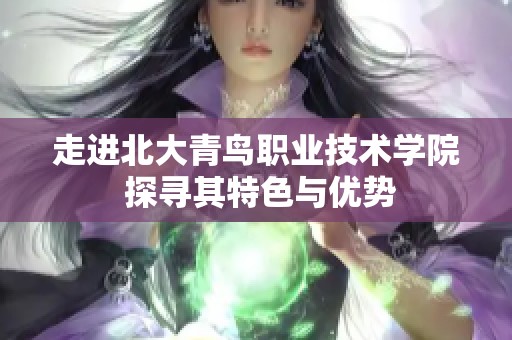 走进北大青鸟职业技术学院 探寻其特色与优势